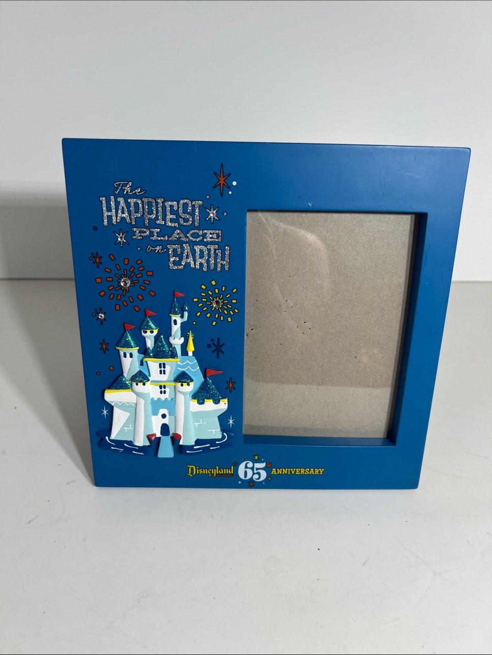 Disney Blue Castle 'Happiest Place on Earth' Picture Frame